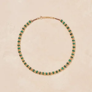 Online Collier Seda Malachite Femme Colliers