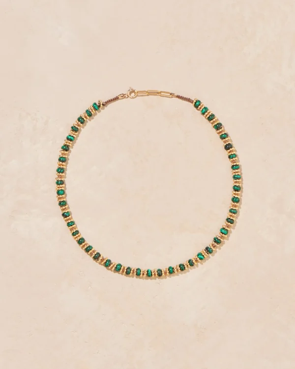 Online Collier Seda Malachite Femme Colliers