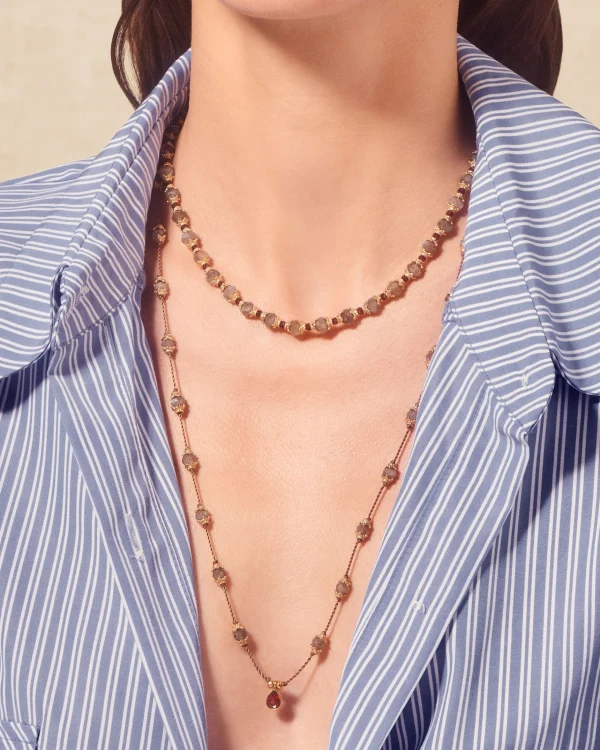 Online Collier Sriphala Labradorite complet Femme Colliers