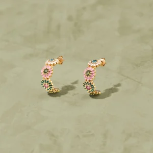 New Créoles Saï-7 Femme Boucles D'Oreilles