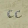 Sale Créoles Saï argent Femme Boucles D'Oreilles