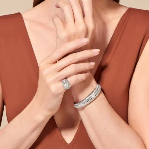 New Jonc Prema argent Femme Bracelets | Joncs