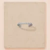 Sale Jonc Saï argent Topaze Blanche Femme Joncs