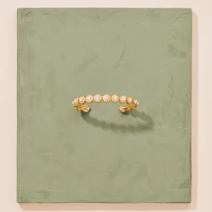 Hot Jonc Saï Topaze Blanche Femme Bracelets | Joncs
