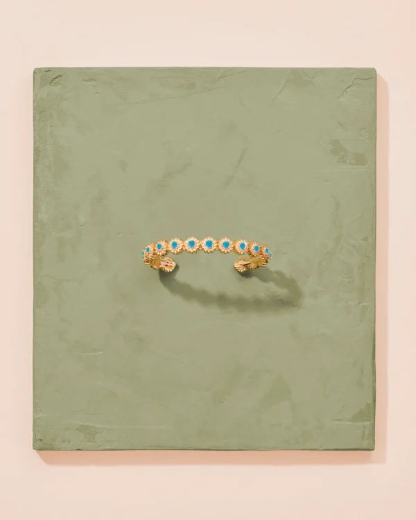 Sale Jonc Saï Turquoise Femme Bracelets | Joncs