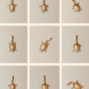 Clearance Raf, la Tortue en or 18 carats Colliers