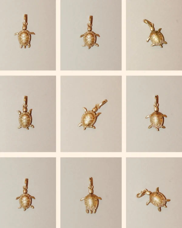 Clearance Raf, la Tortue en or 18 carats Colliers