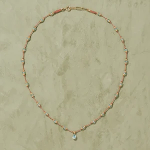 Clearance Talisman Peony aigue marine Femme Colliers