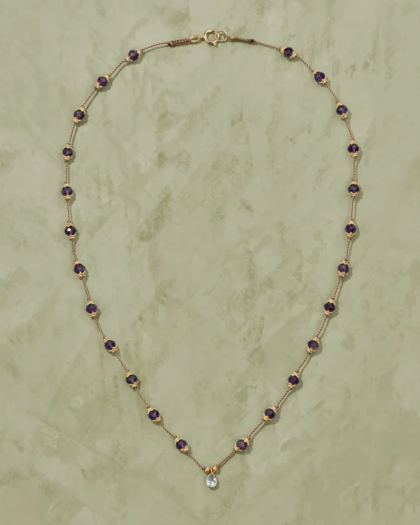 Online Talisman Sriphala Améthyste Femme Colliers